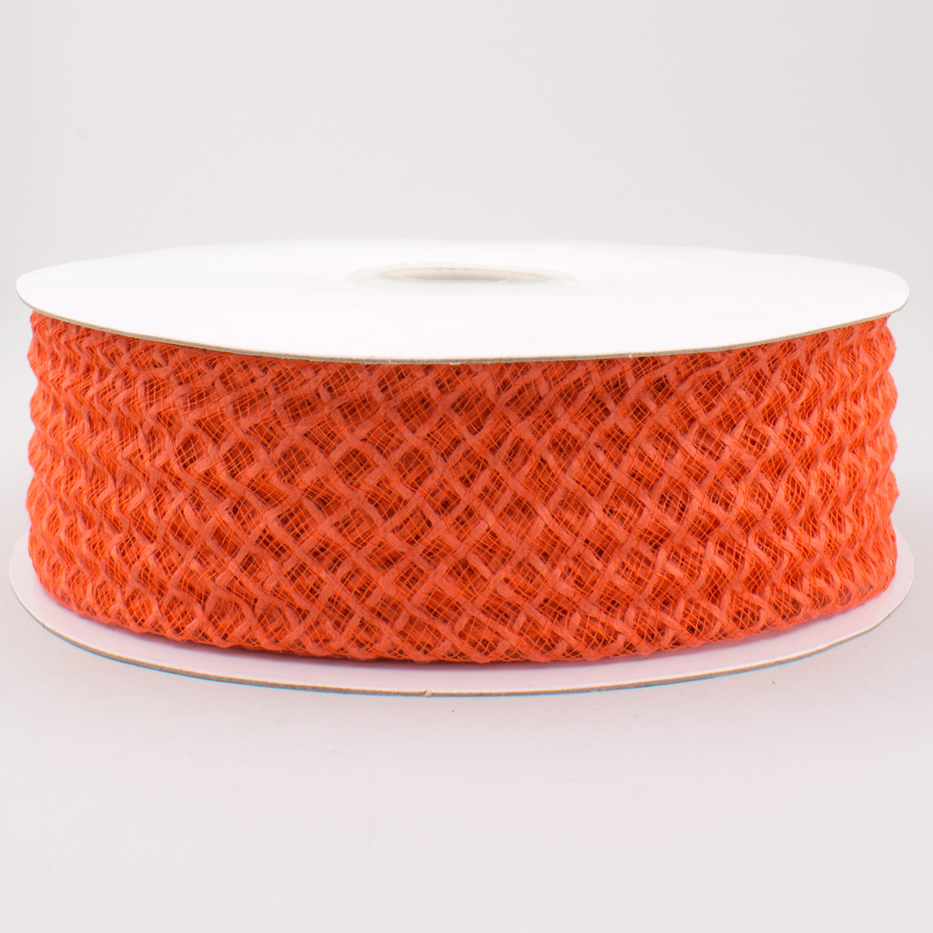 1.5" Jute Deco Flex Ribbon: Orange (20 Yards)