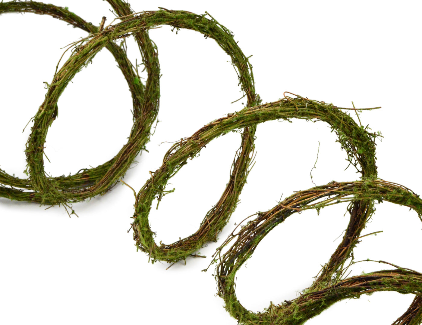 25' Moss Covered Grapevine Garland