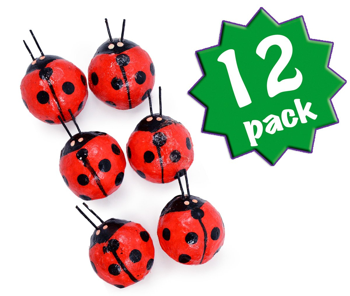 Ladybugs On Wire Picks (12)