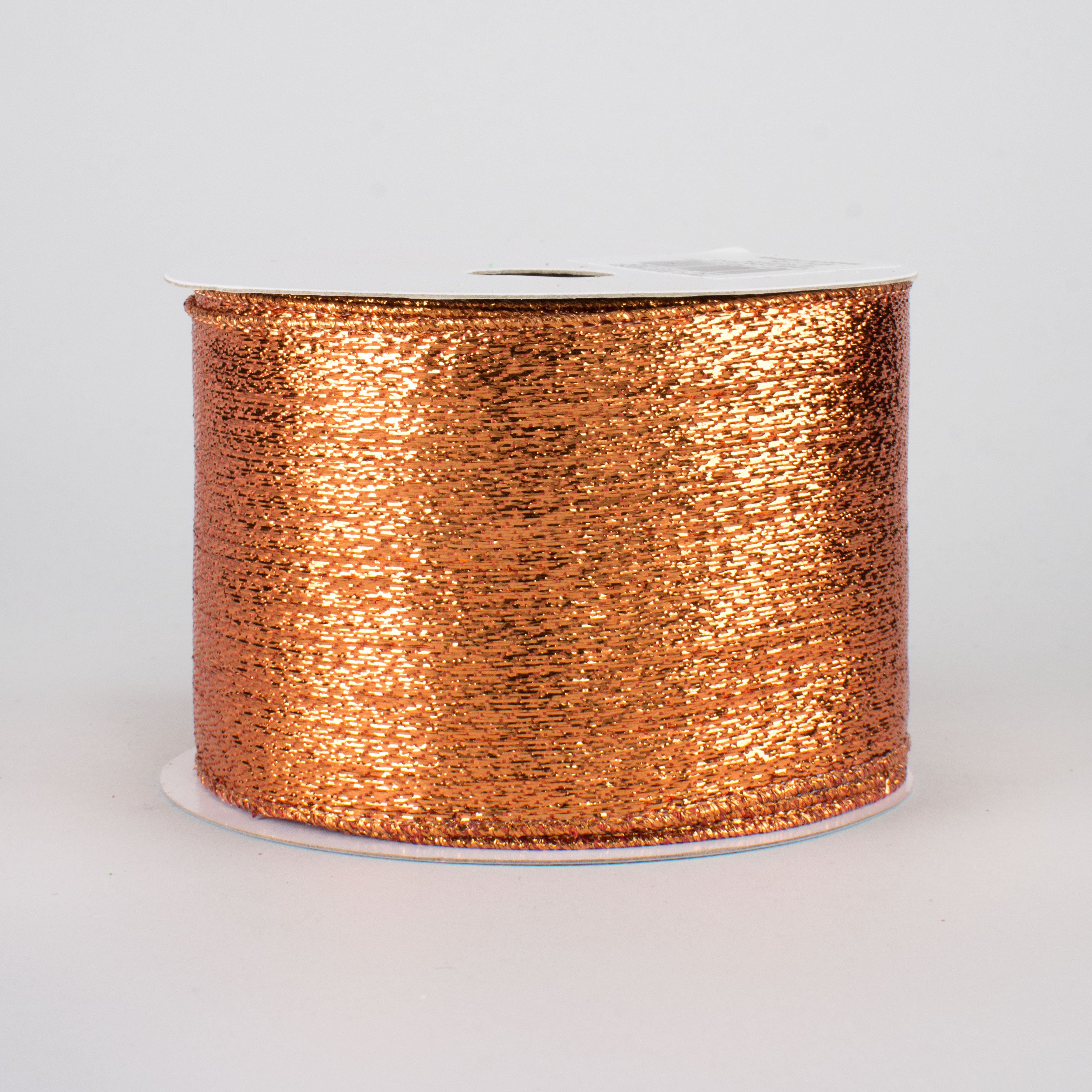 2.5" Metallic Lamé Ribbon: Copper (10 Yards)