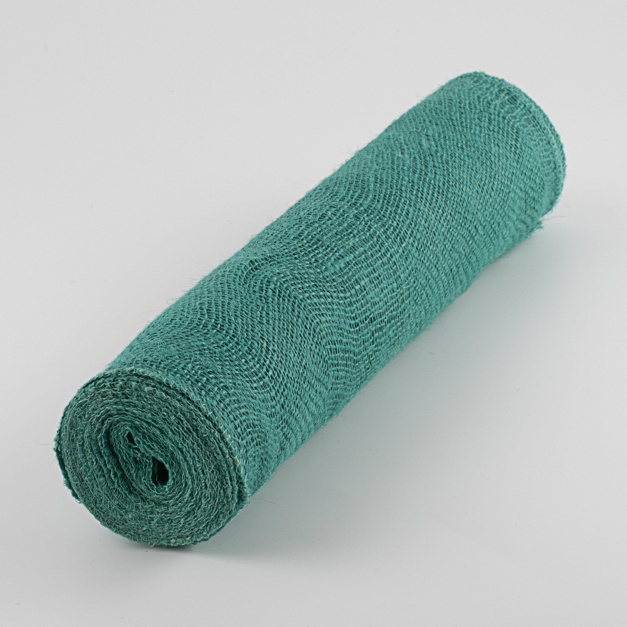 18" Colorfast Loose Weave Burlap: Turquoise (10 Yards)