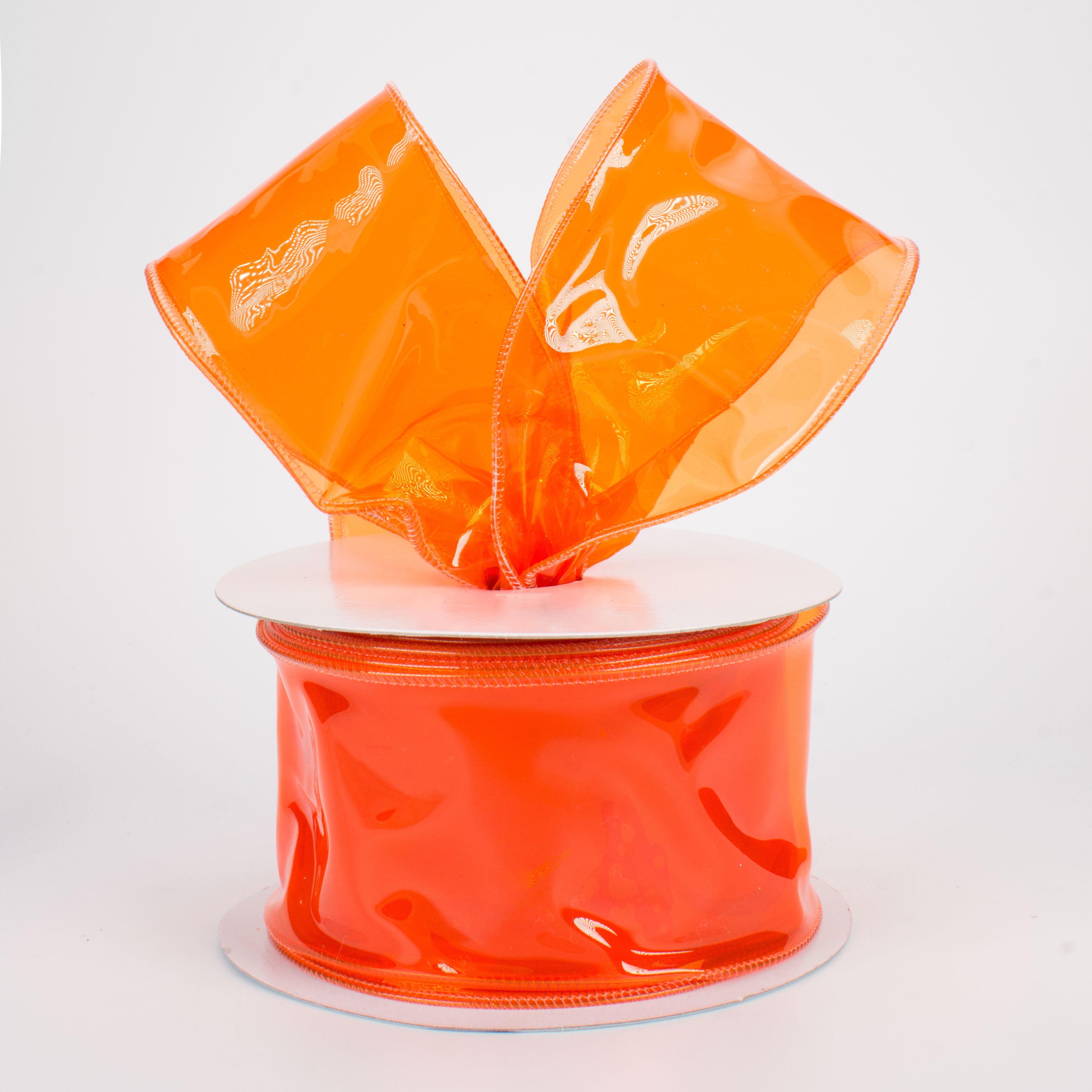 2.5" Jelly Ribbon: Orange (10 Yards)