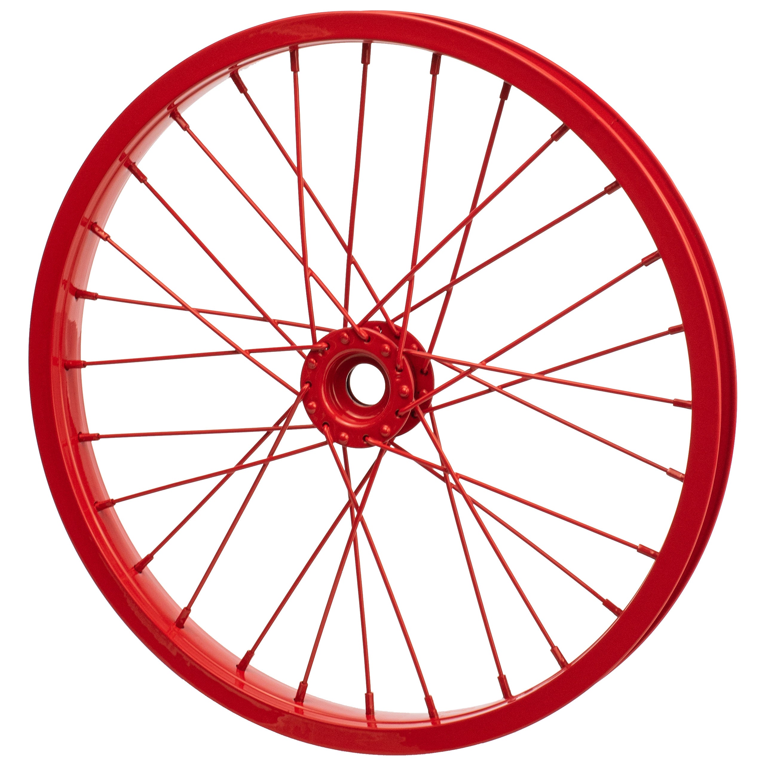 20" Decorative Bicycle Rim: Red