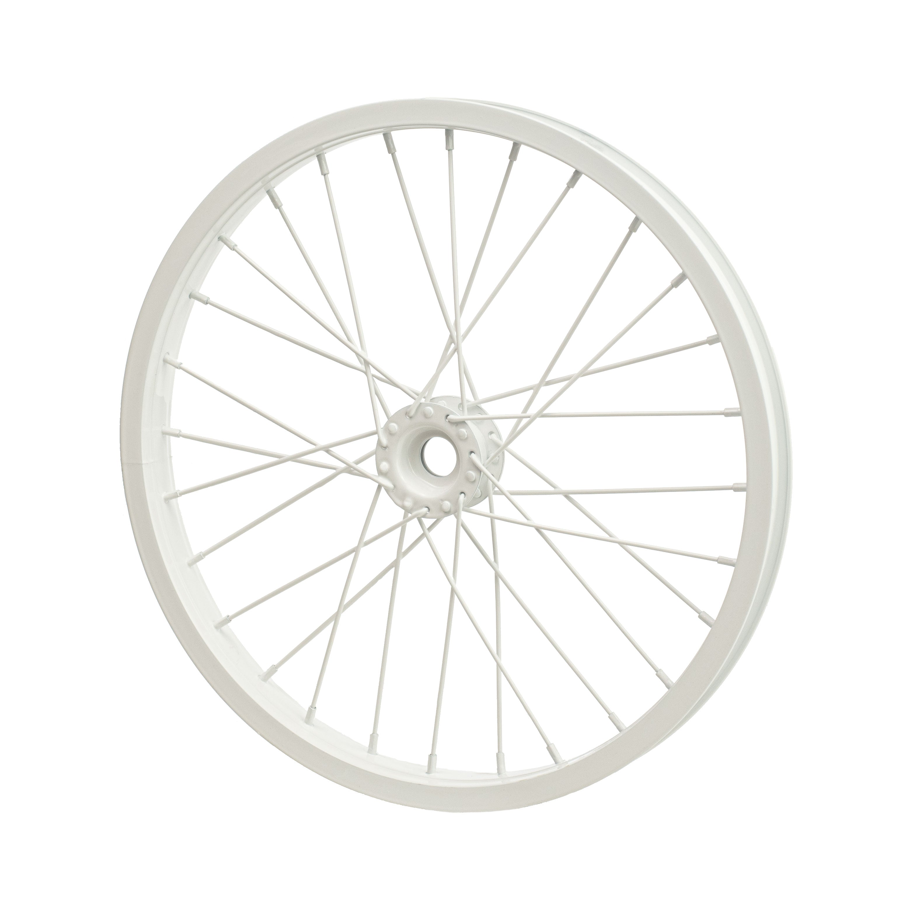 16" Decorative Bicycle Rim: White