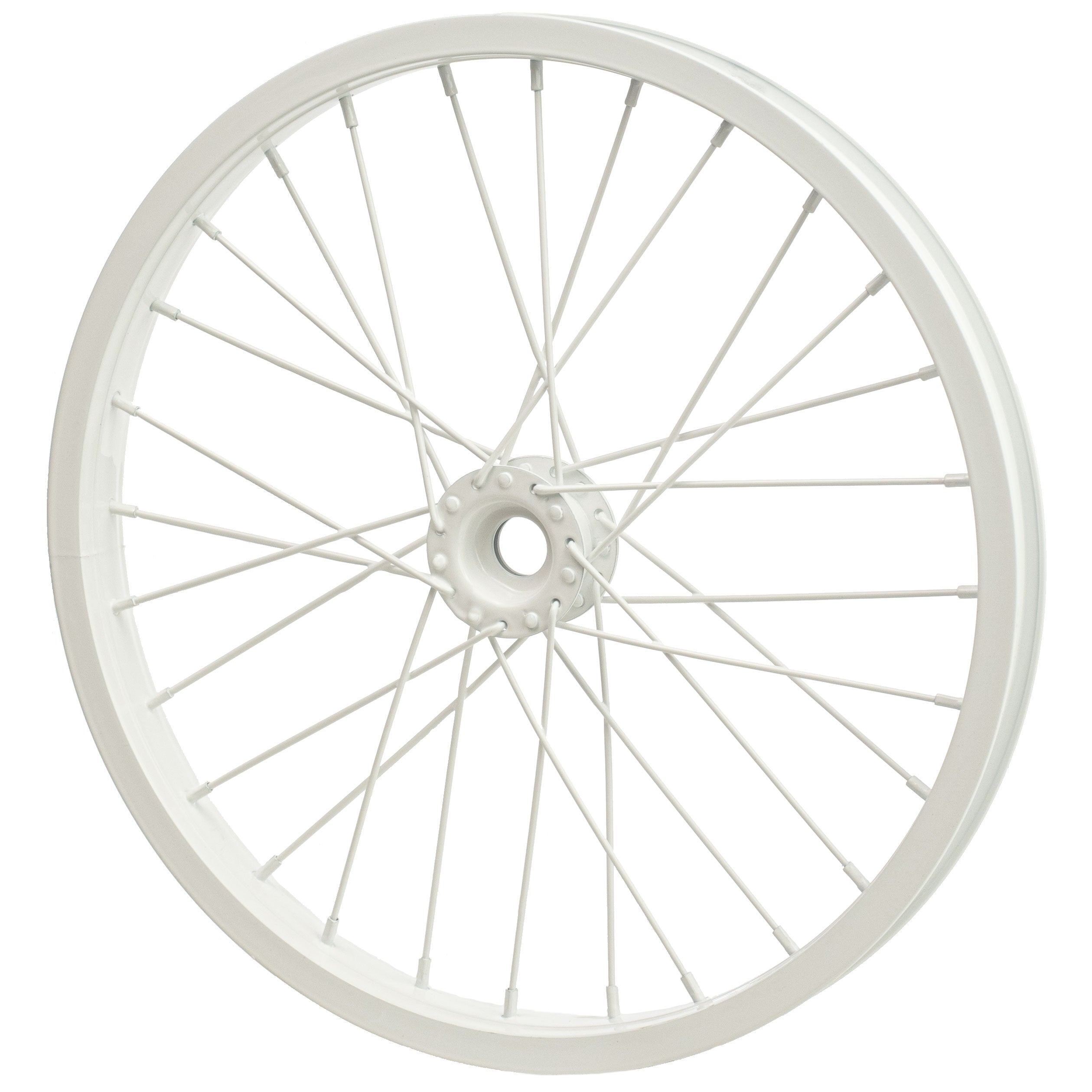 20" Decorative Bicycle Rim: White