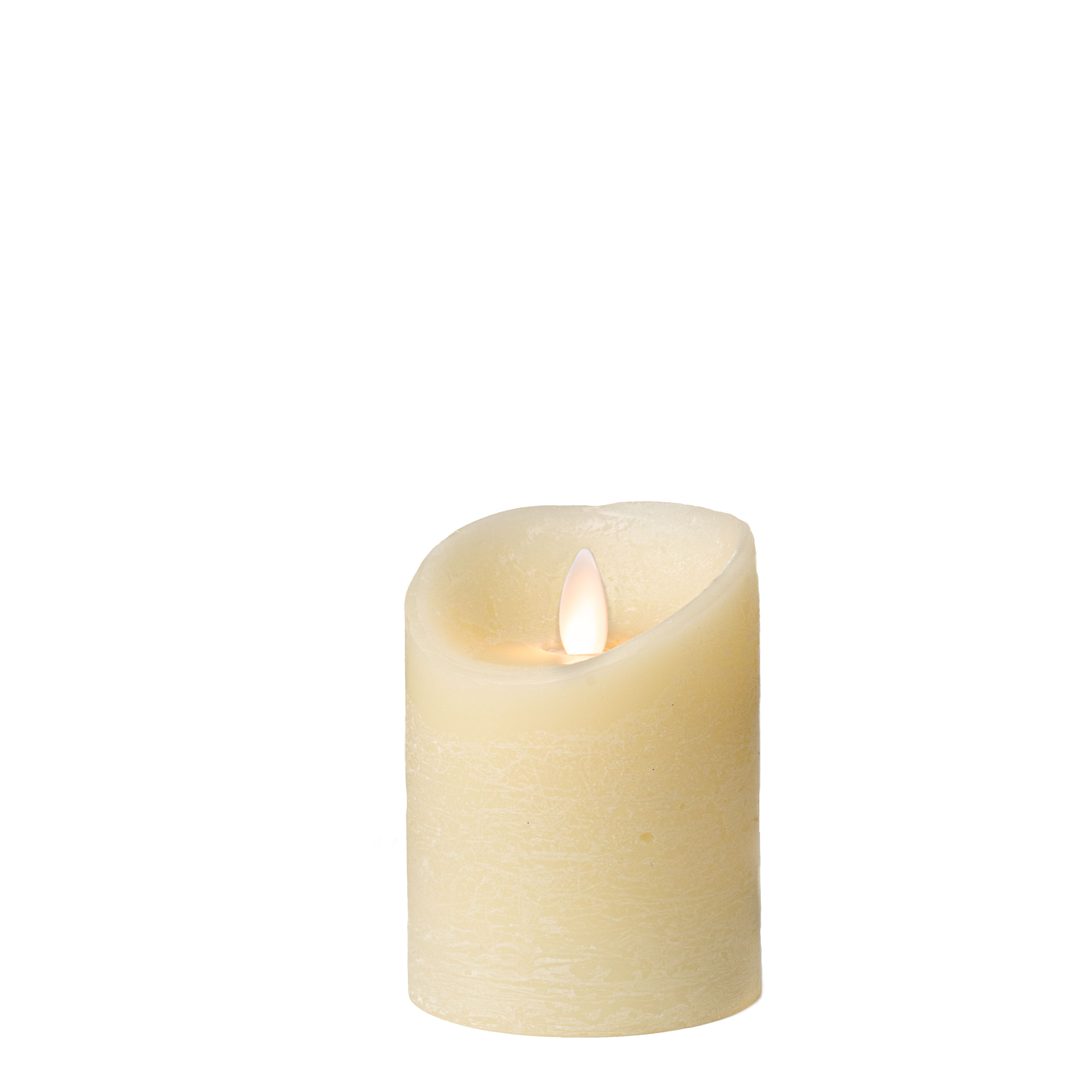 4" x 3" Ivory Flameless Candle