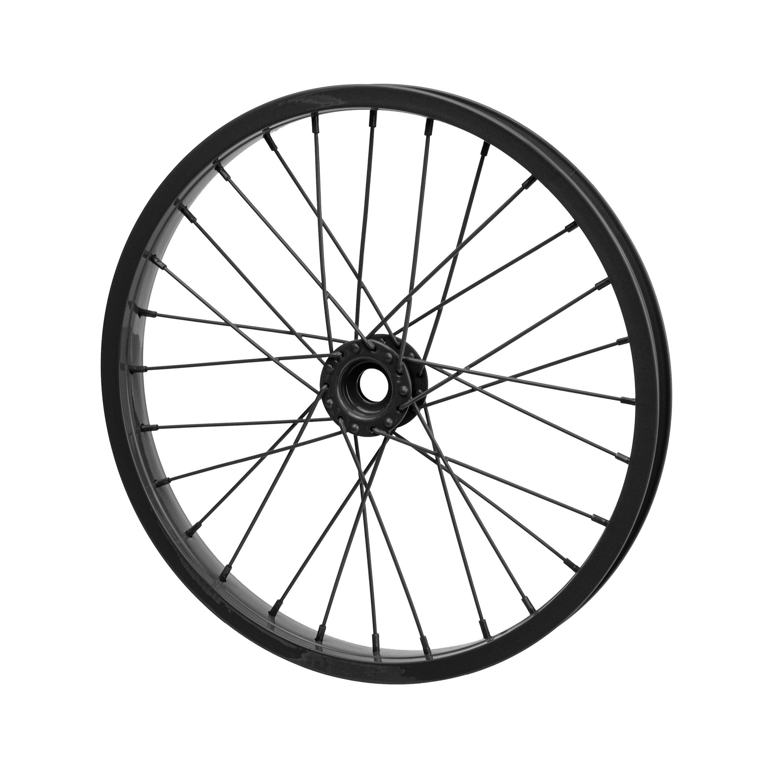 16" Decorative Bicycle Rim: Black