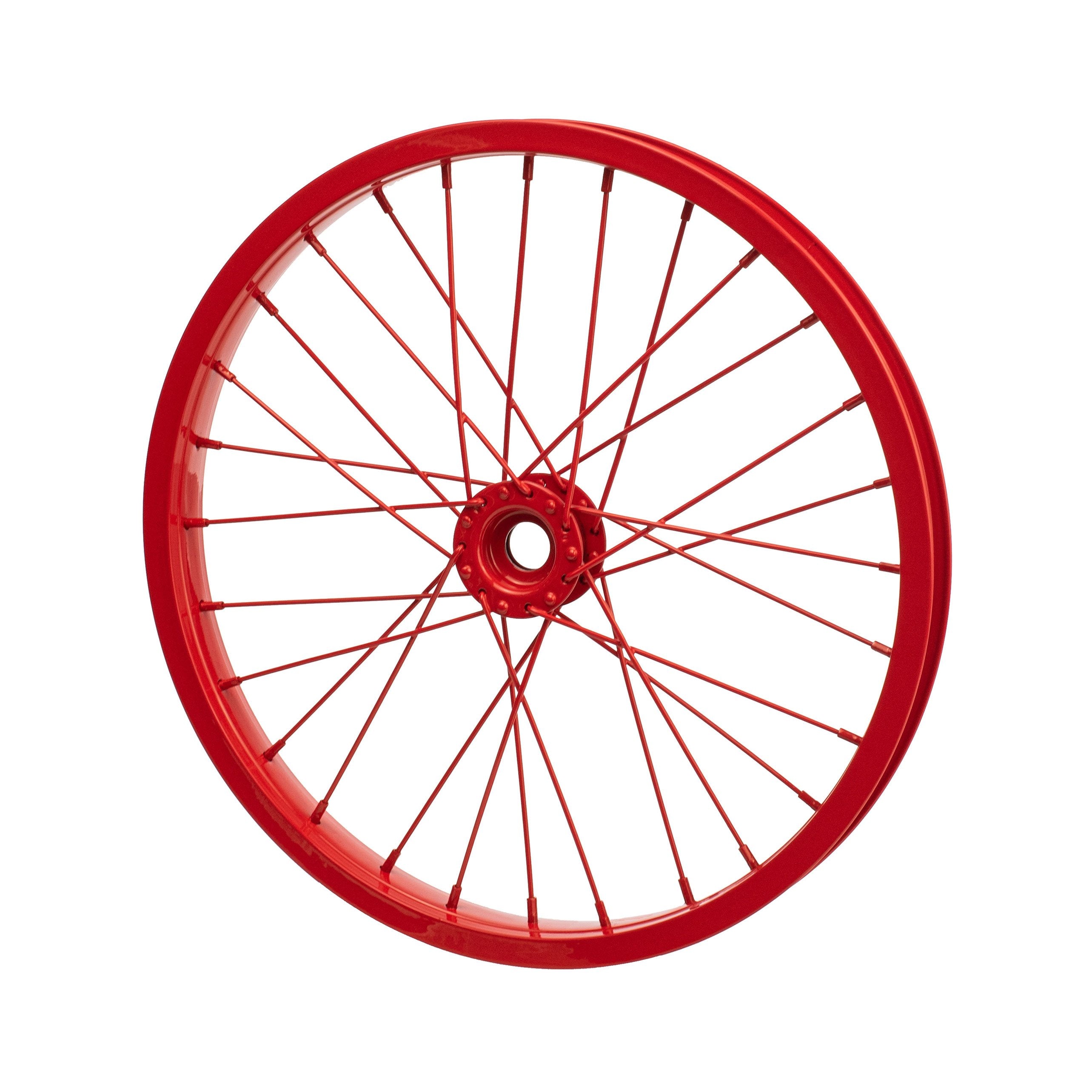 16" Decorative Bicycle Rim: Red