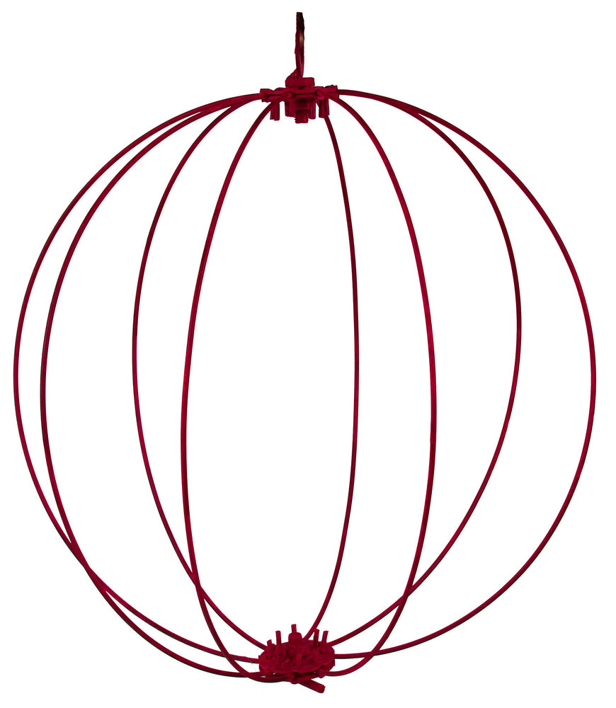 24" KD Wire Folding Ball: Red
