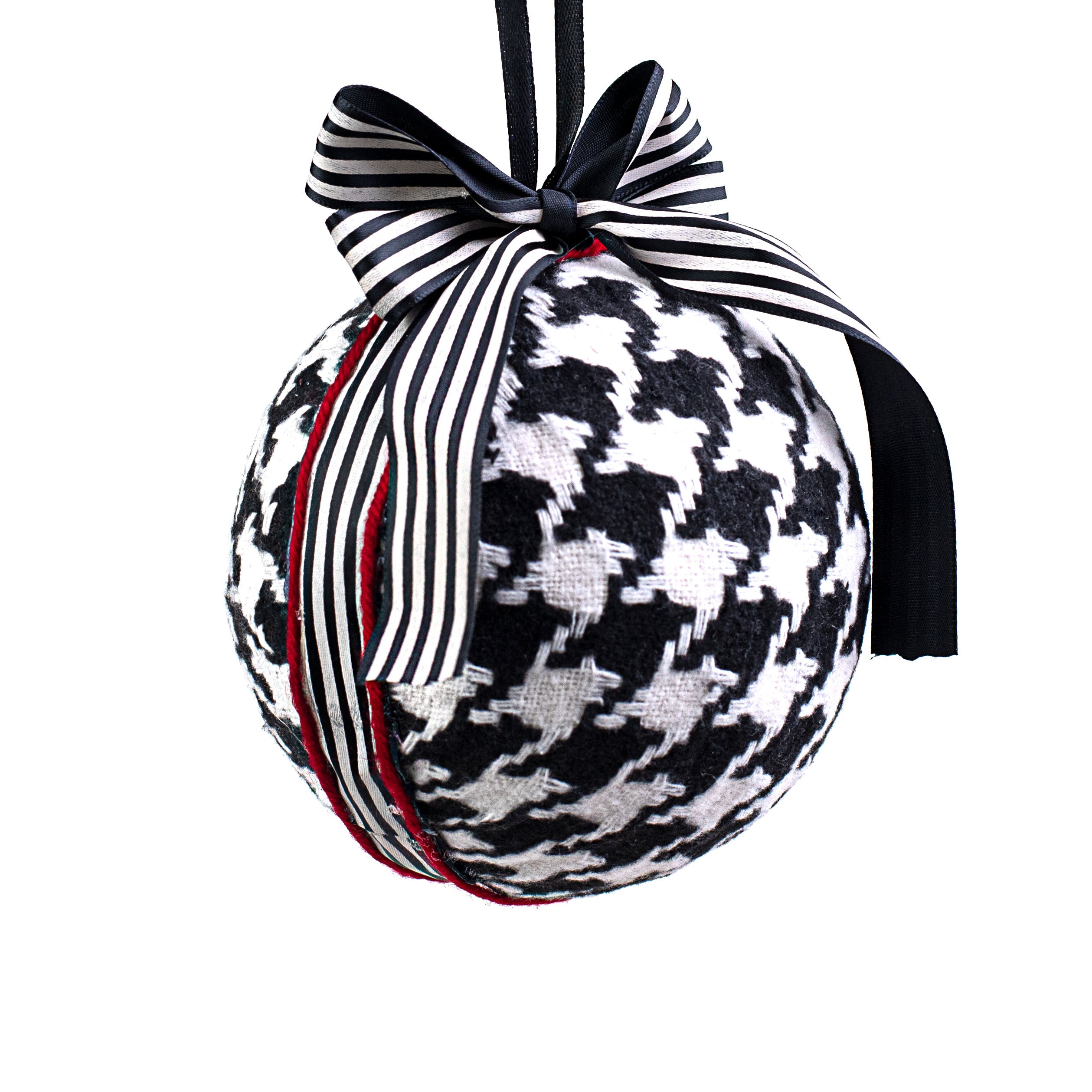 5" Houndstooth Ball Ornament