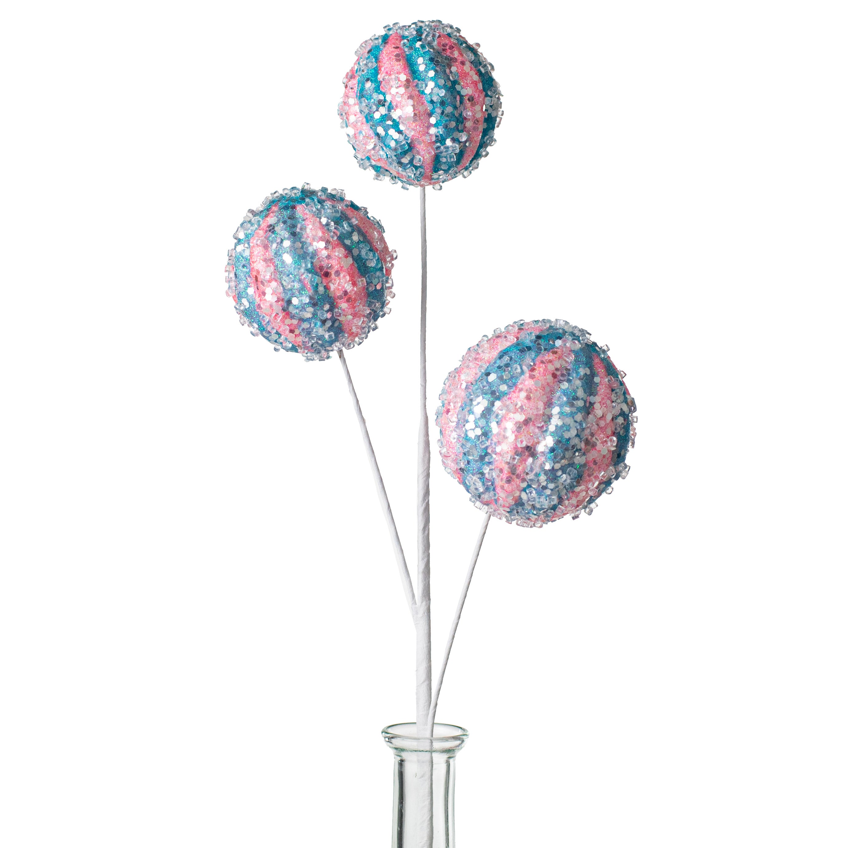 18" Icy Ball Pick: Blue & Pink