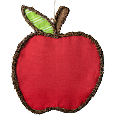 22" Grapevine Hanger: Red Apple
