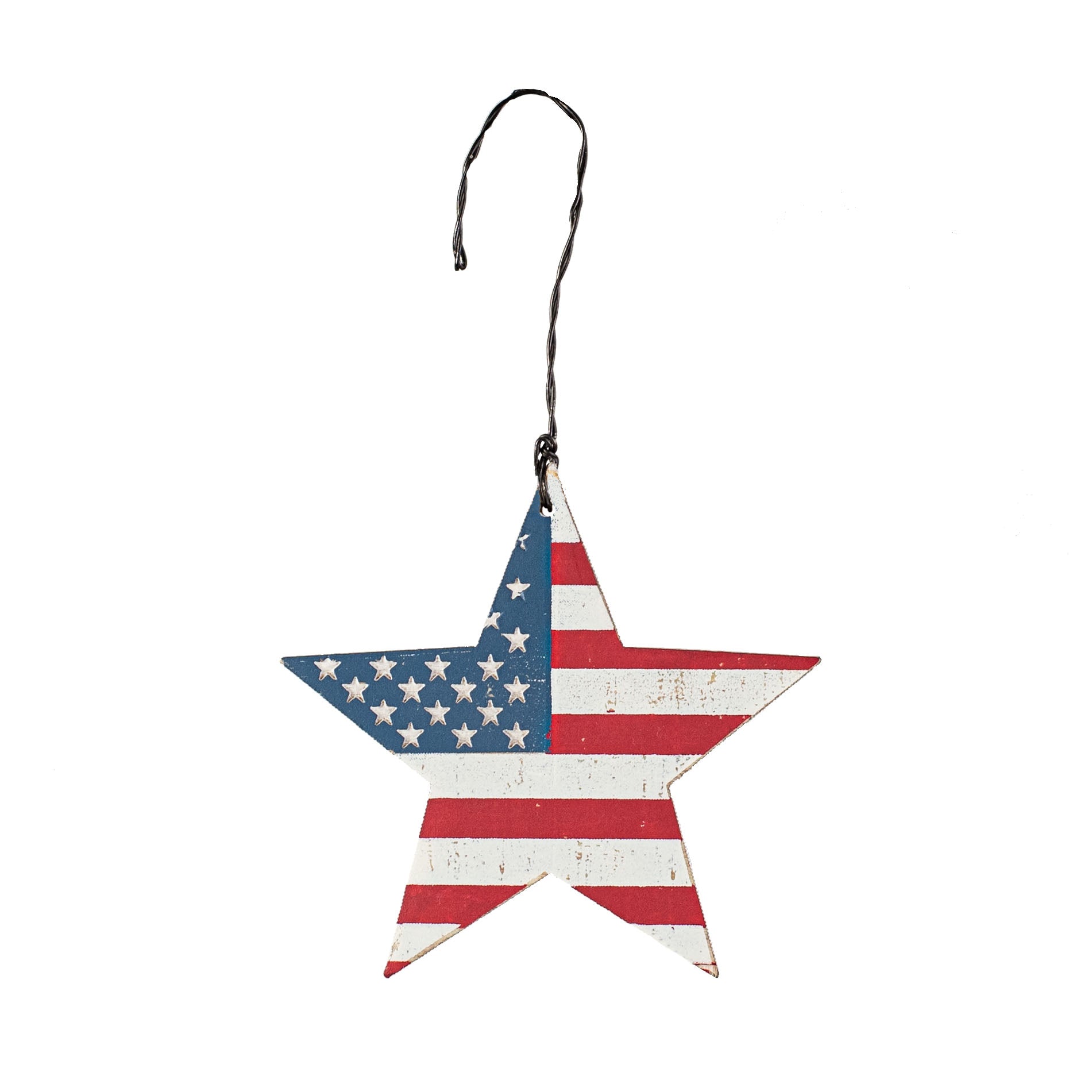 3.25" Flag Star Ornament