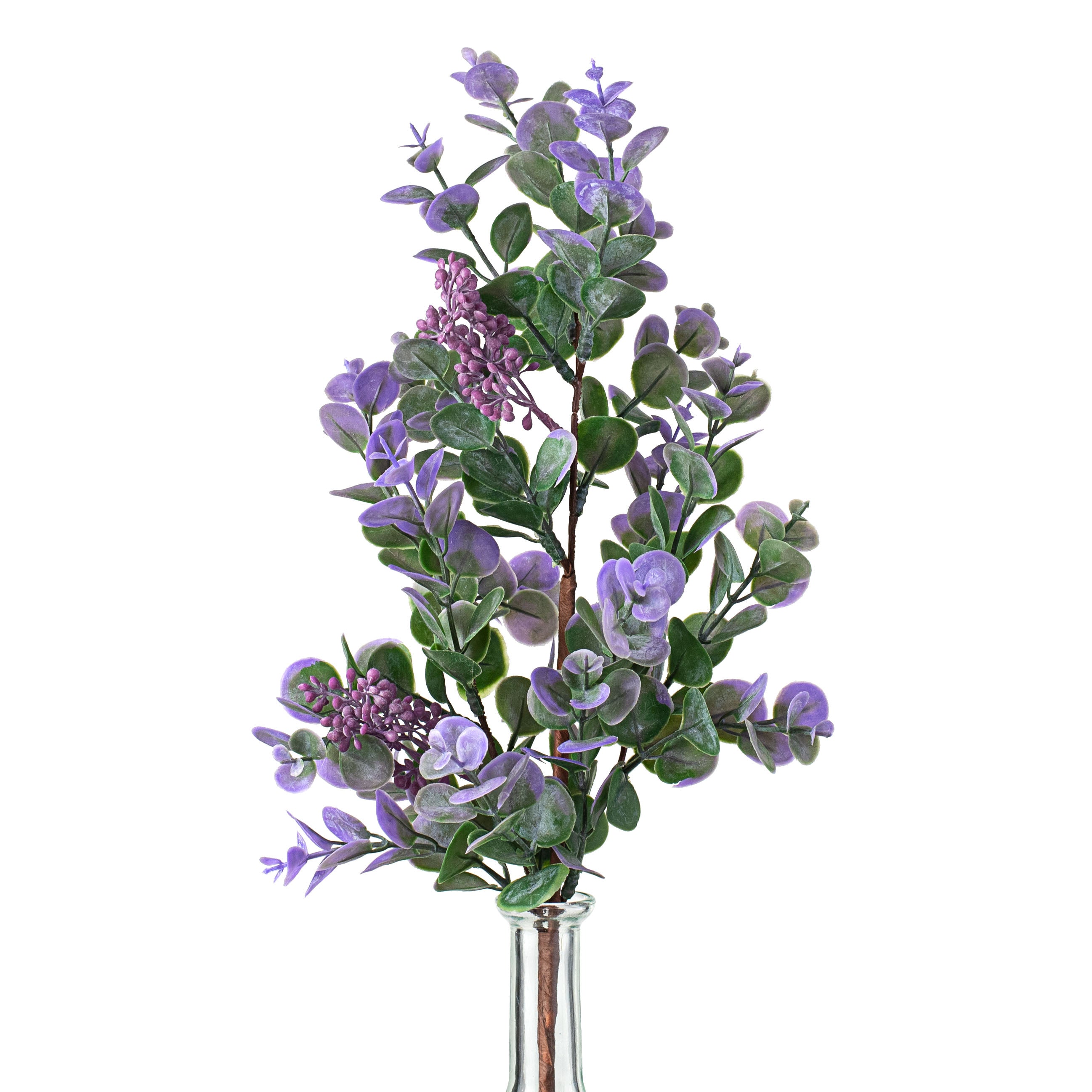 19" Lavender Eucalyptus With Seeds Pick