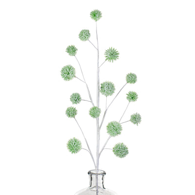 28" Snowball Allium Spray: Mint