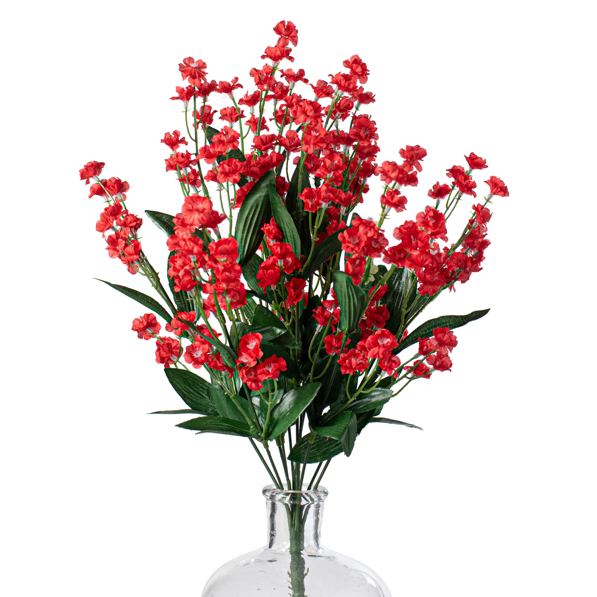19" Colorfast Double Baby's Breath: Red