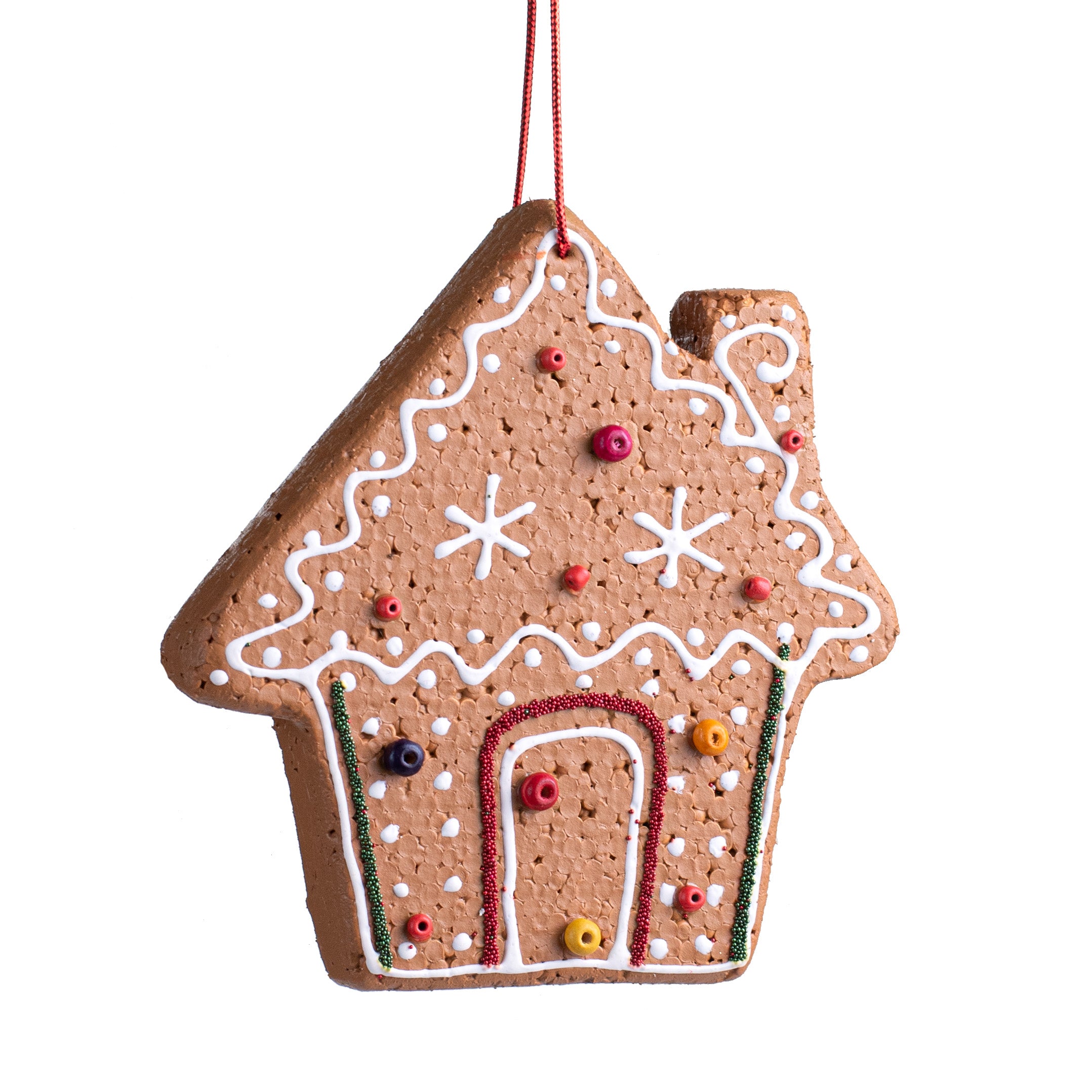 5.5" Gingerbread House Ornament