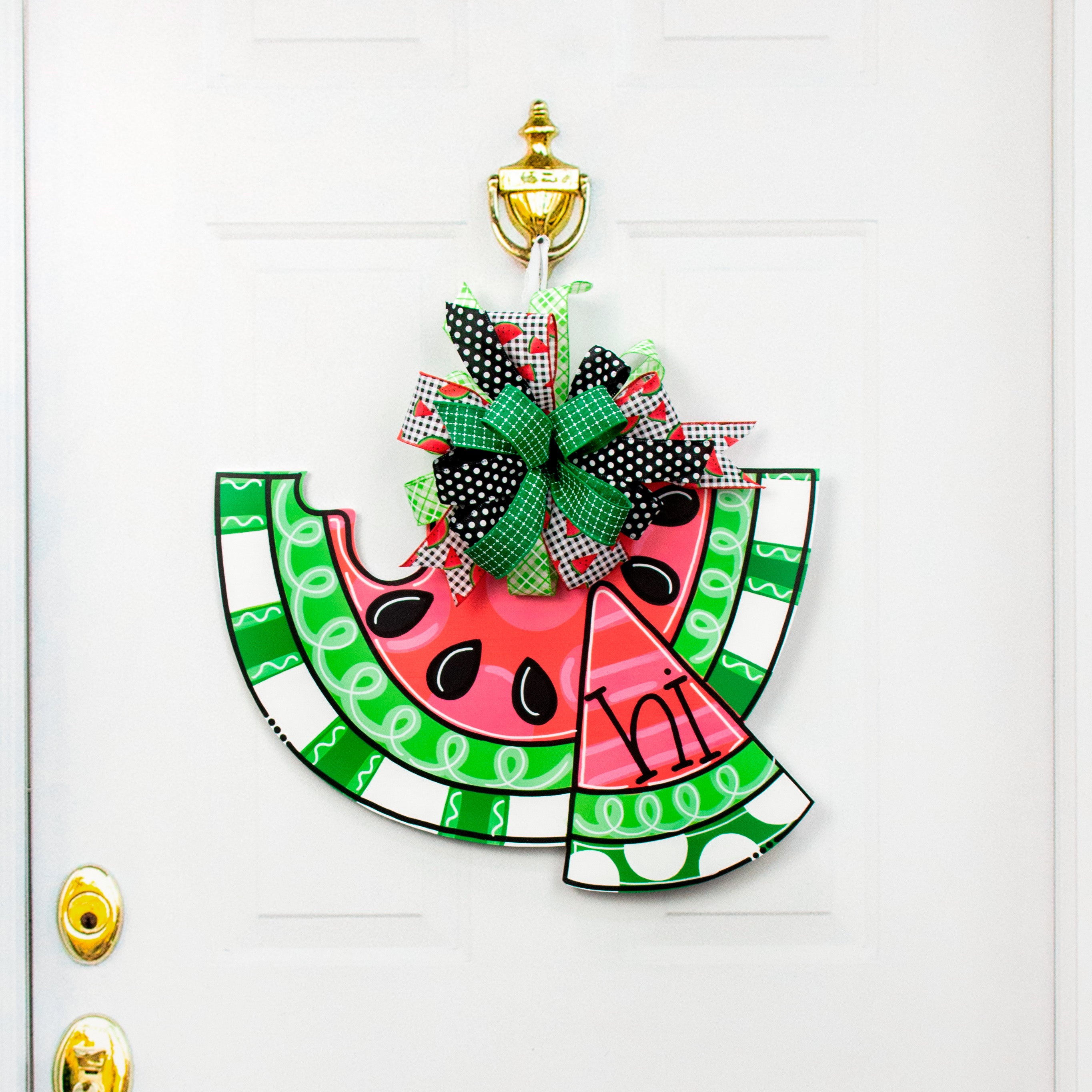 21" Waterproof Door Hanger: Hi Watermelon