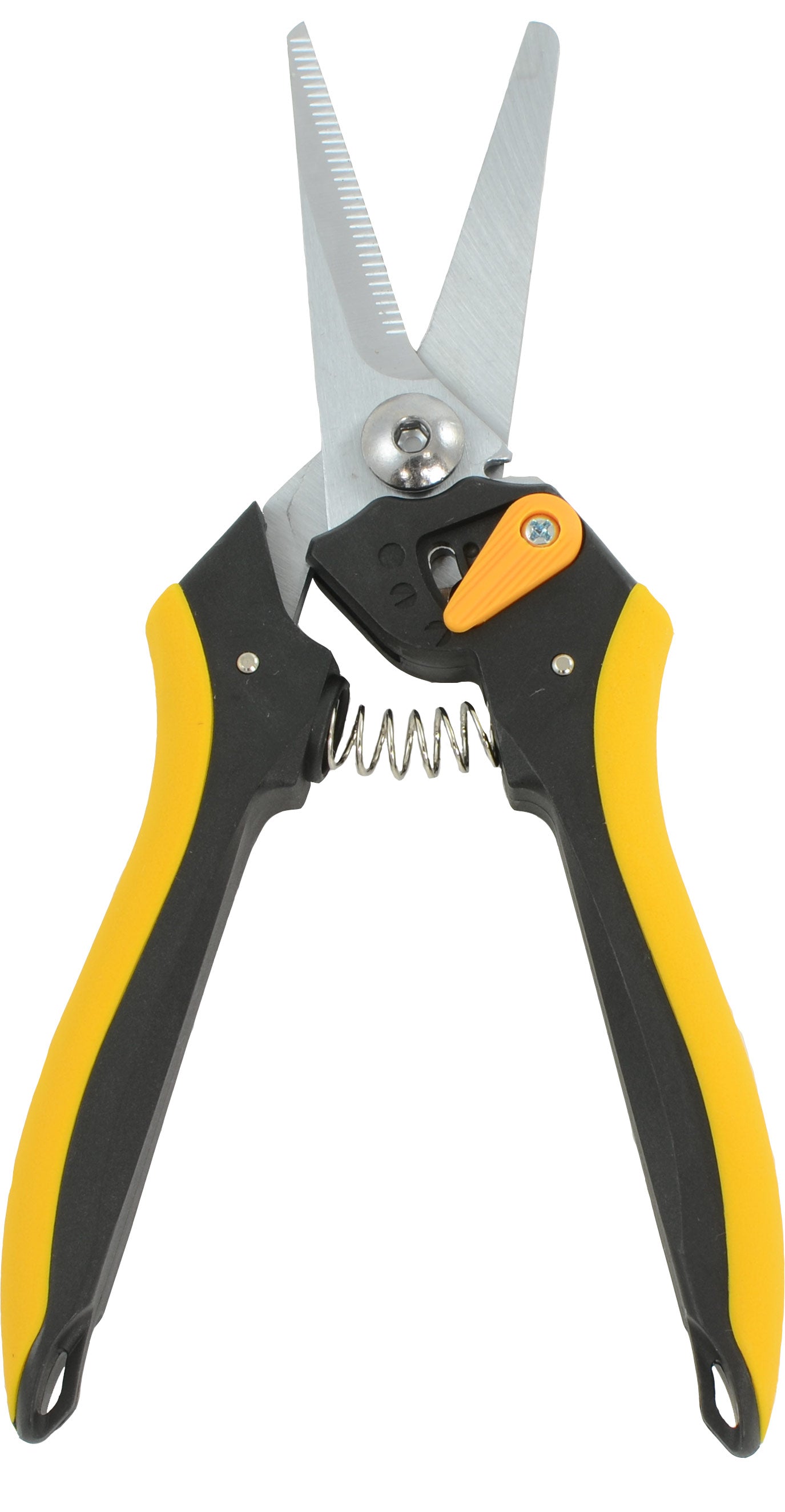8.25" Serrated Metal Pruning Shears Floral Cutter