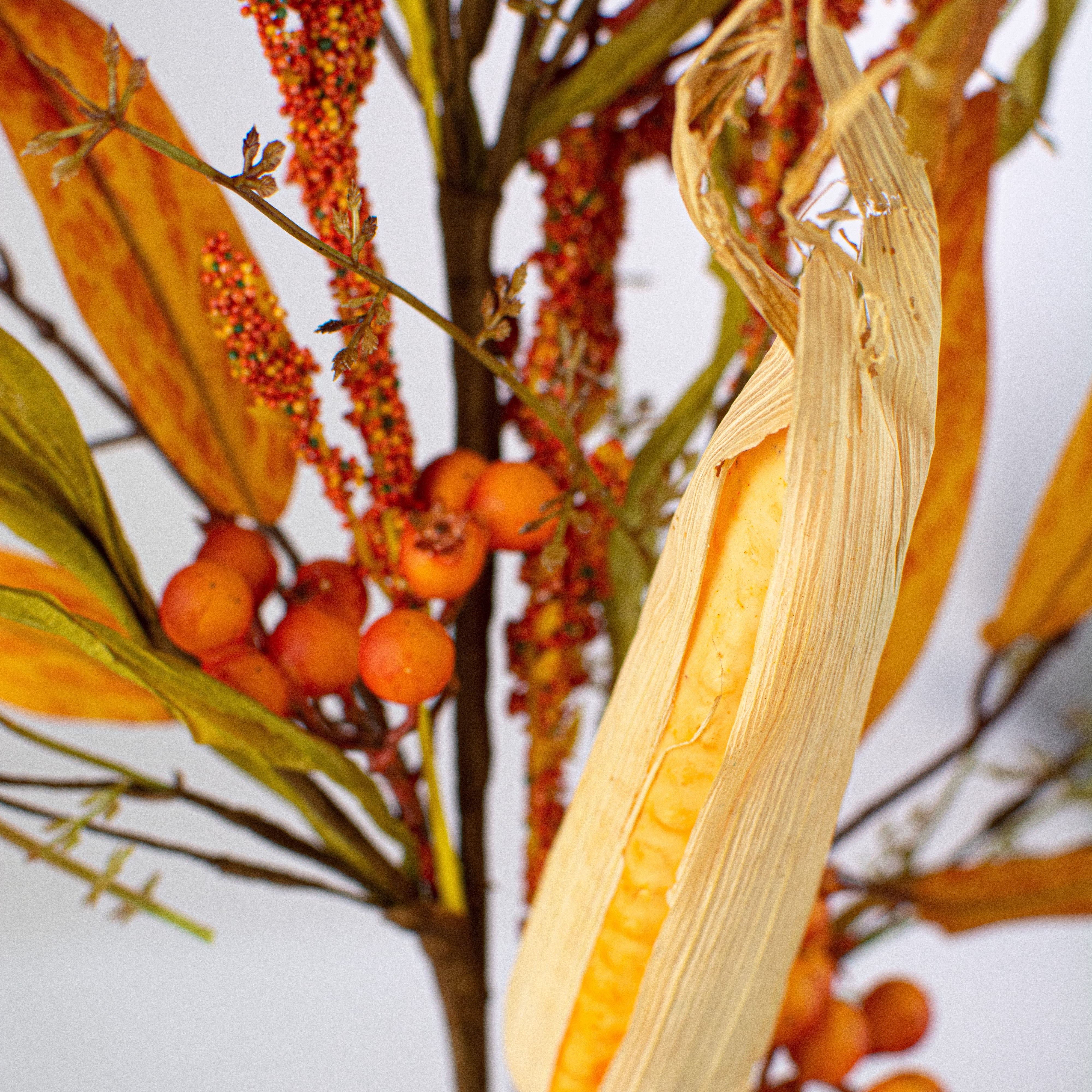 29" Corn Heather Spray: Orange