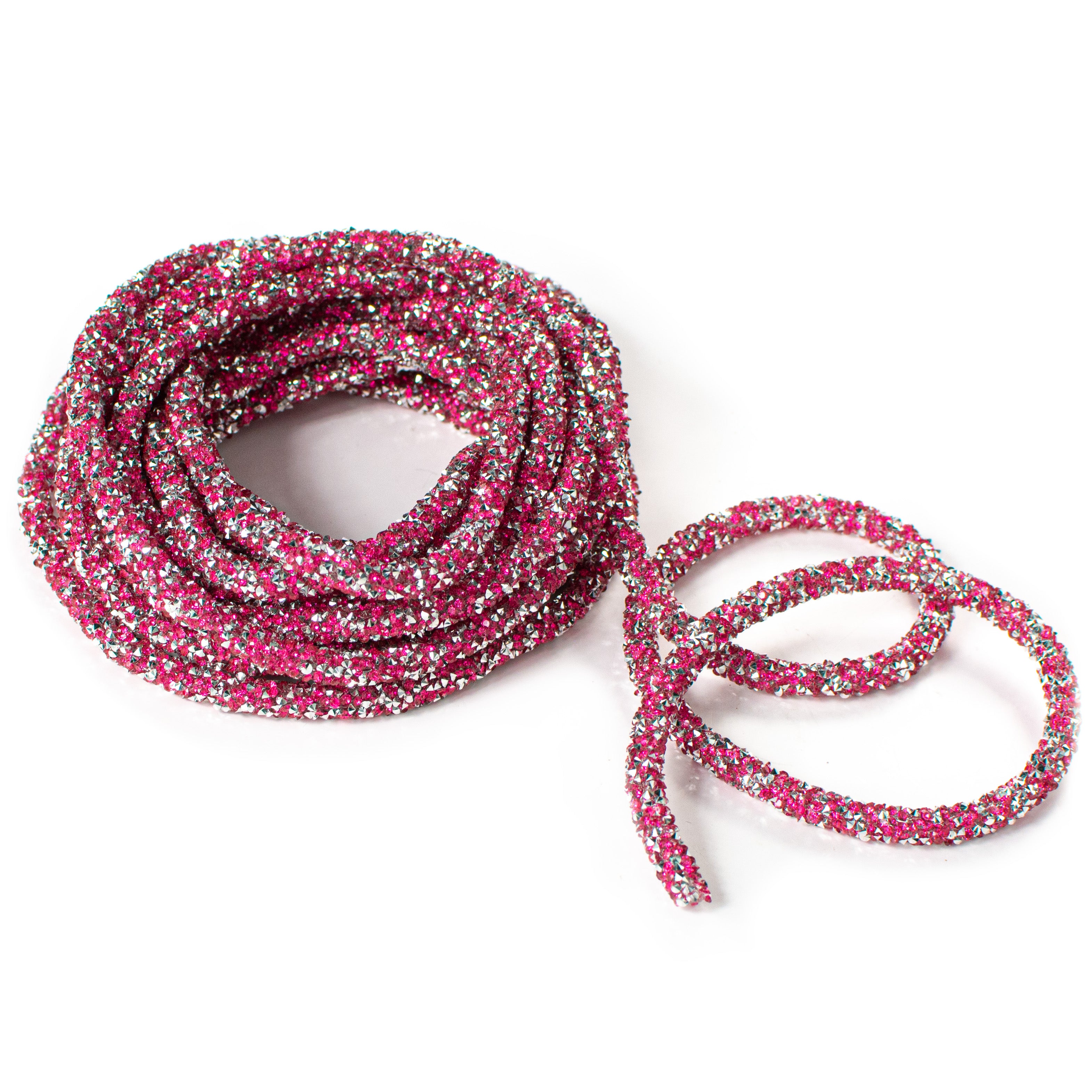 15' Diamond Rope Roll: Pink