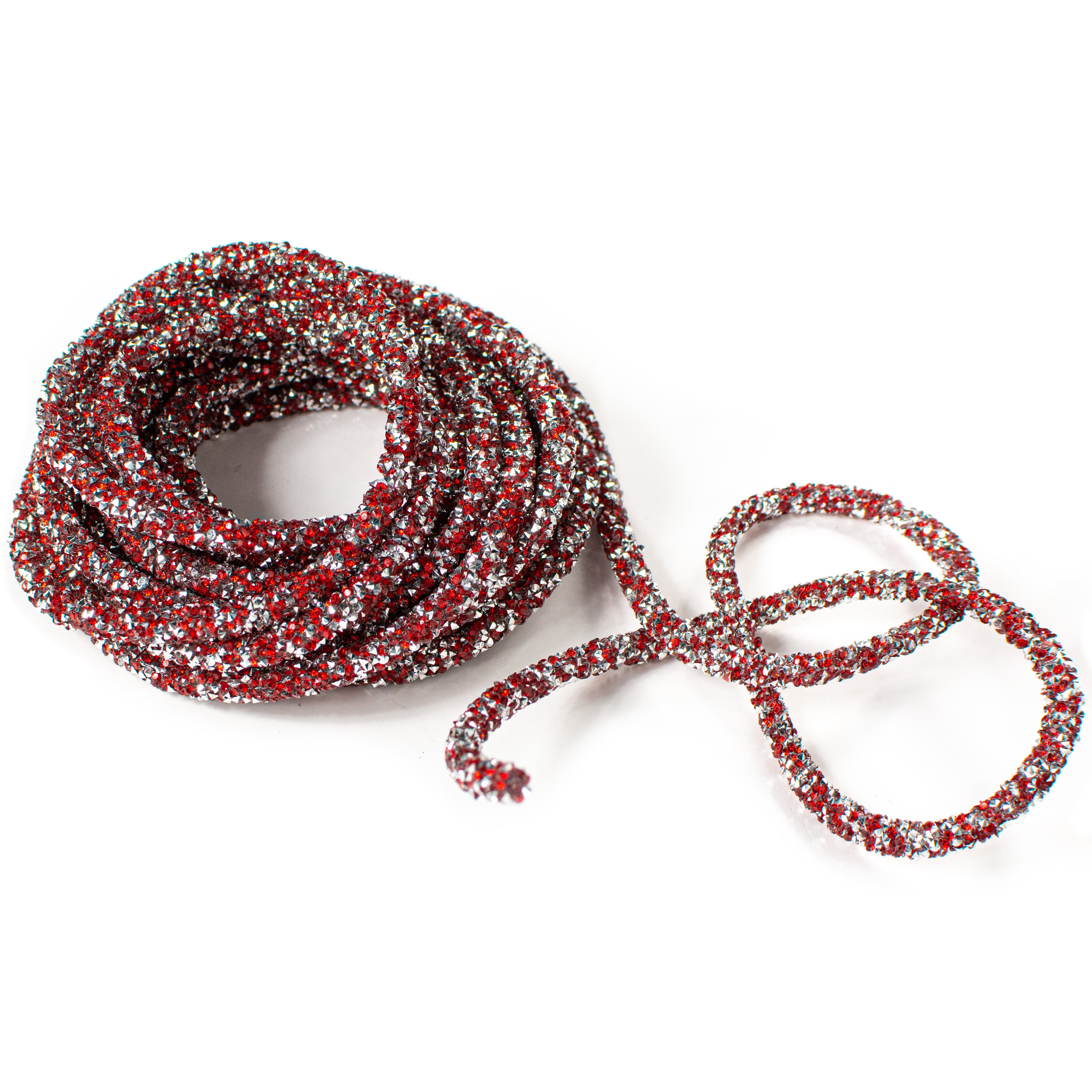 15' Diamond Rope Roll: Red