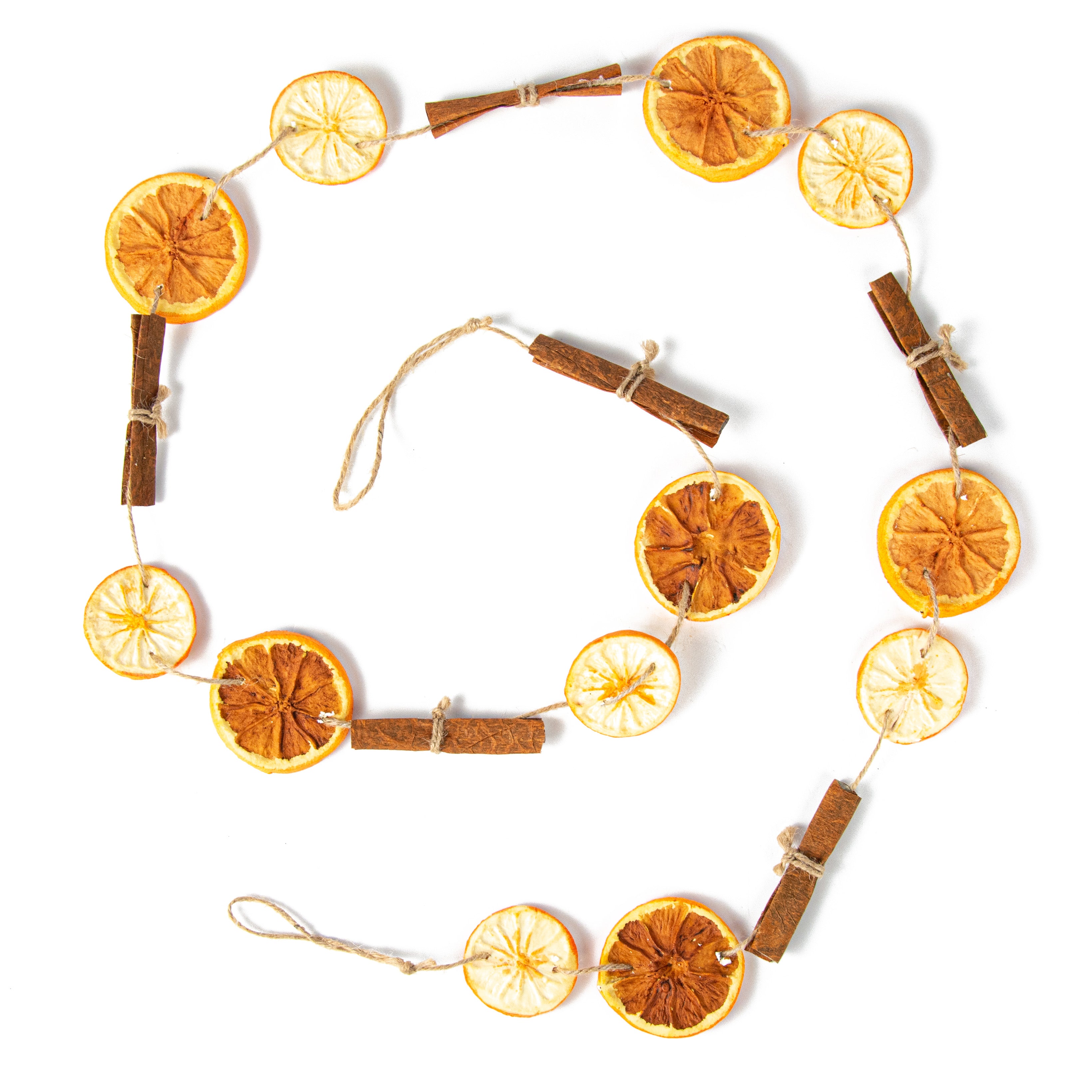 5' Dried Orange, Lemon, Cinnamon Spice Garland