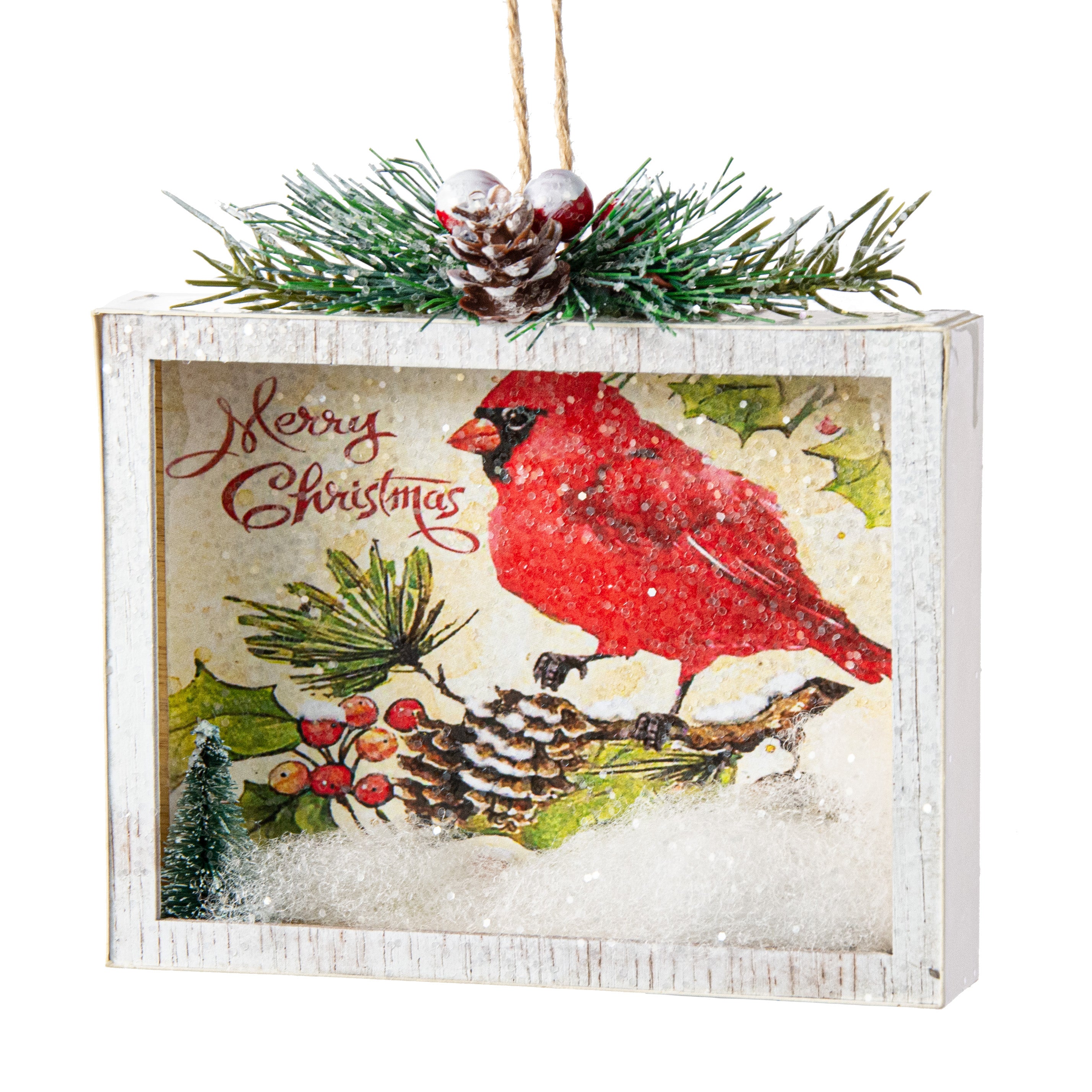 5" Lighted Cardinal Ornament