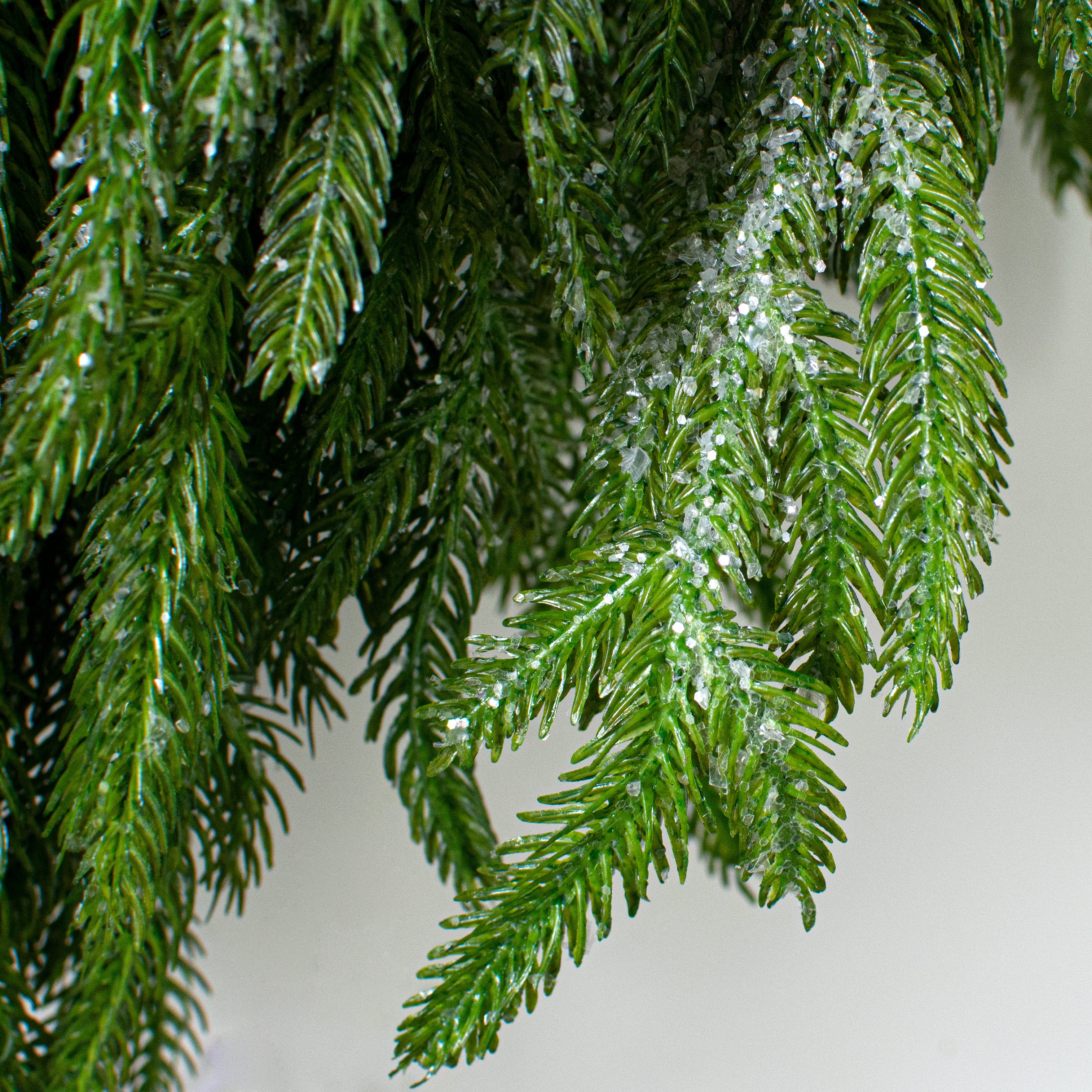 24" Frosted Fir Pine Wreath