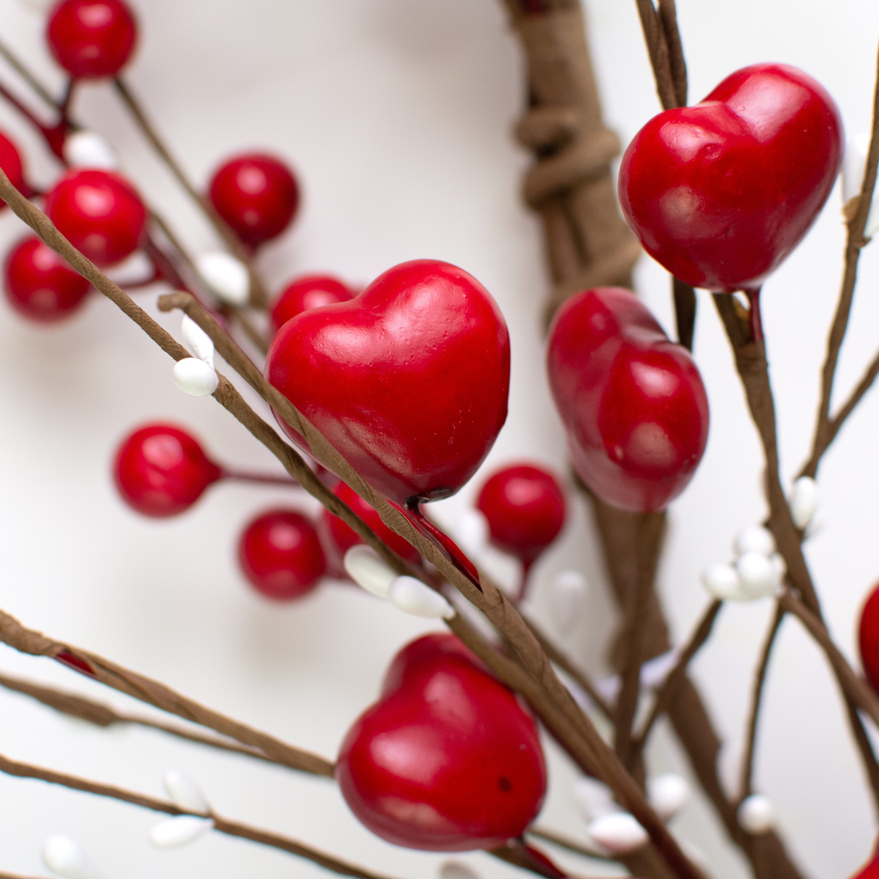 5' Valentine's Day Heart Garland: Red