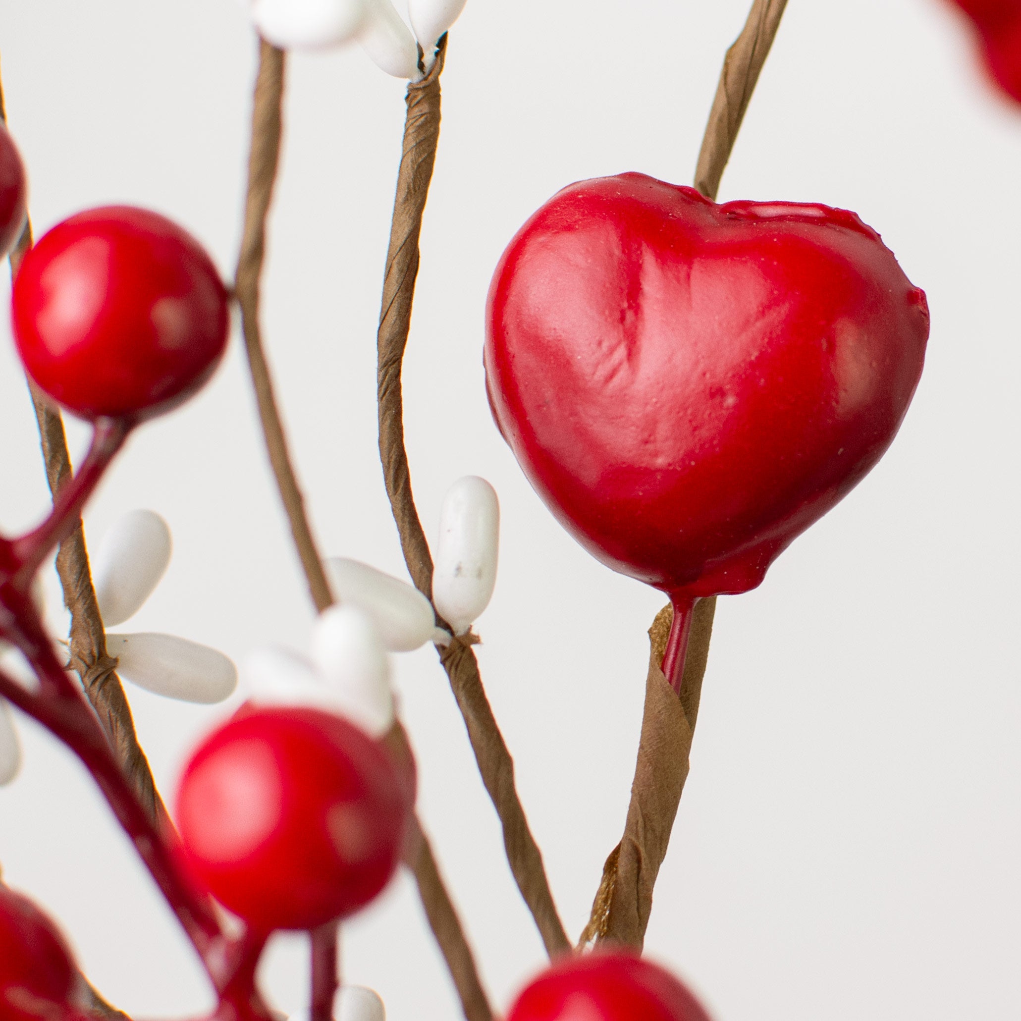 5' Valentine's Day Heart Garland: Red