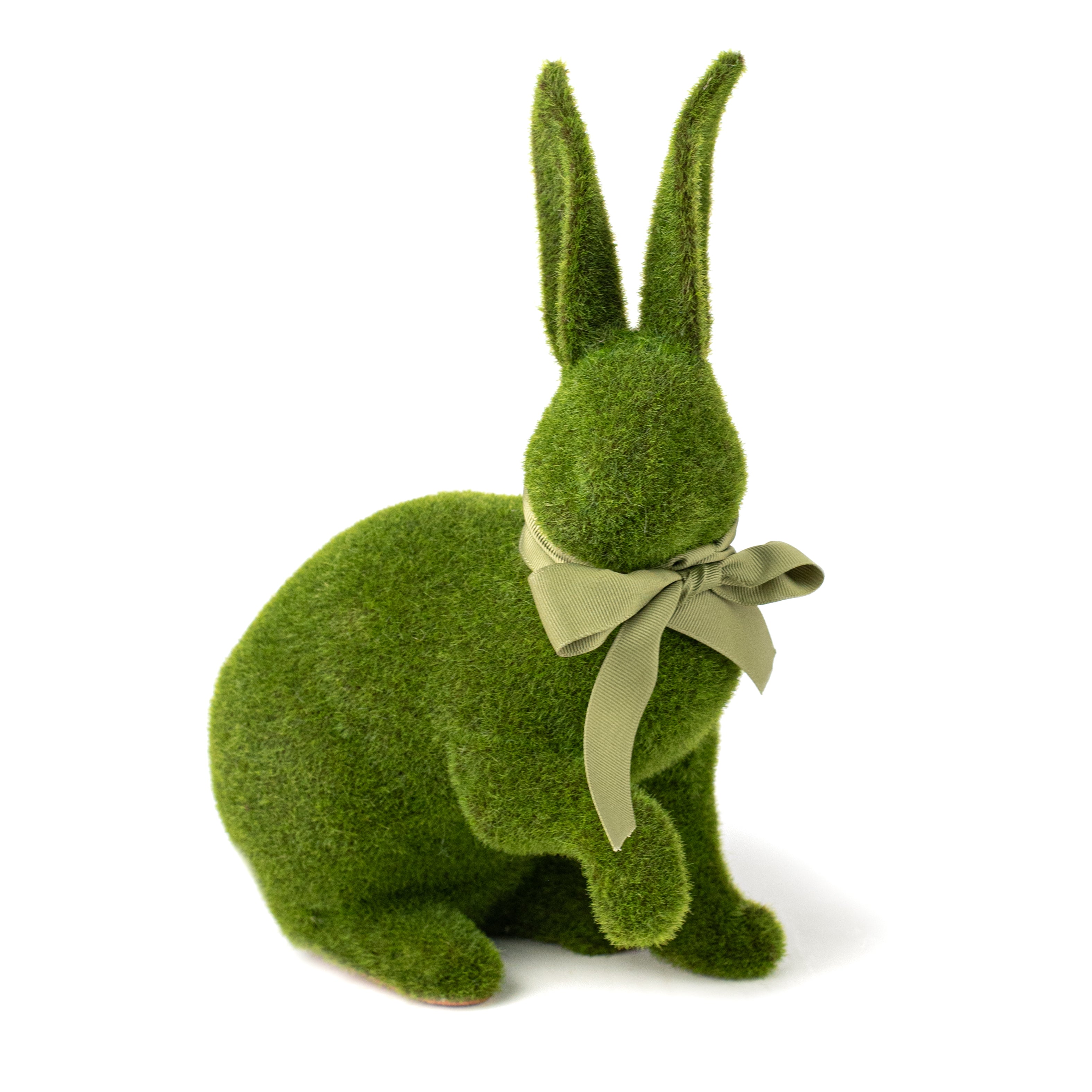 12" Green Moss Bunny