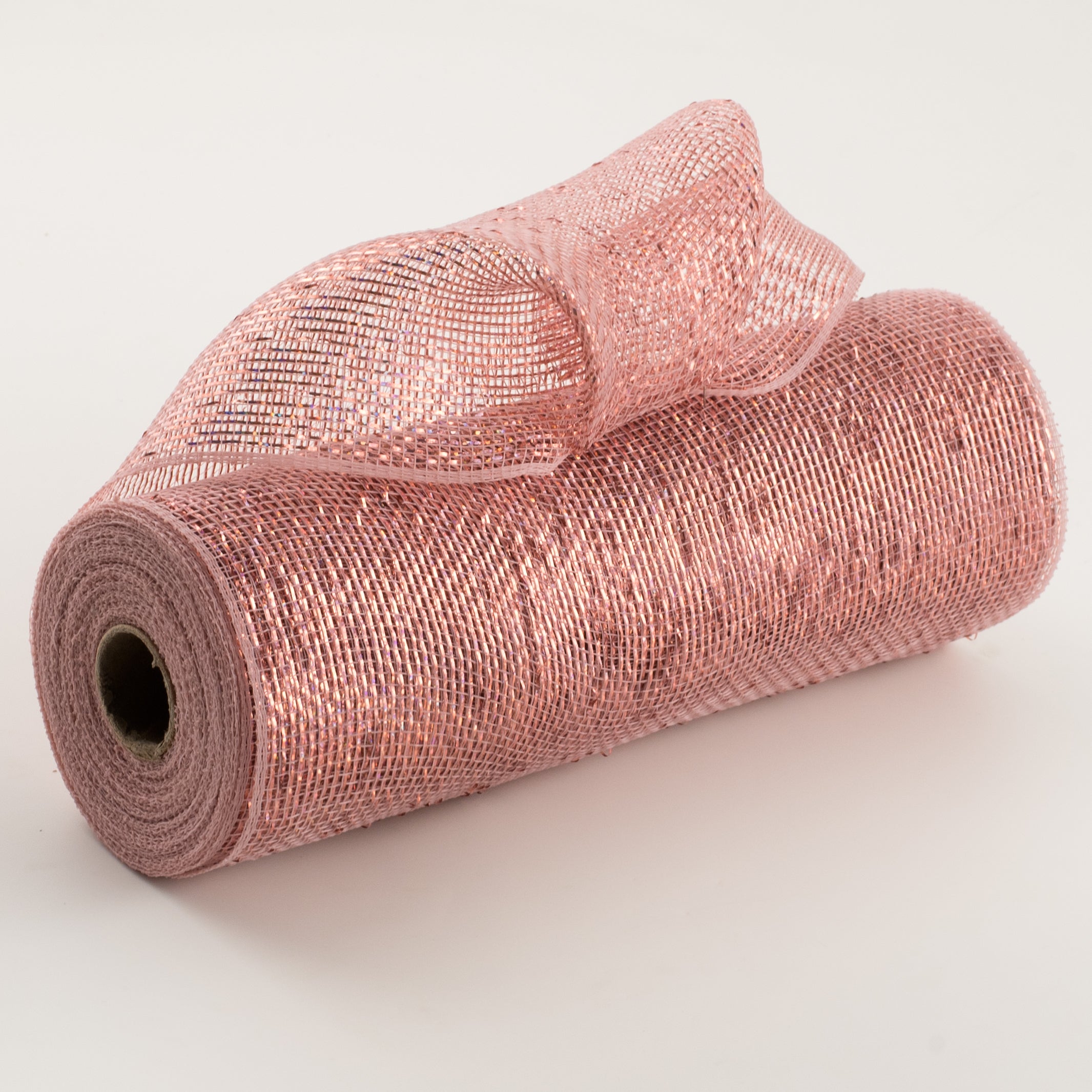 10" Thin Laser Foil Mesh: Rose Pink