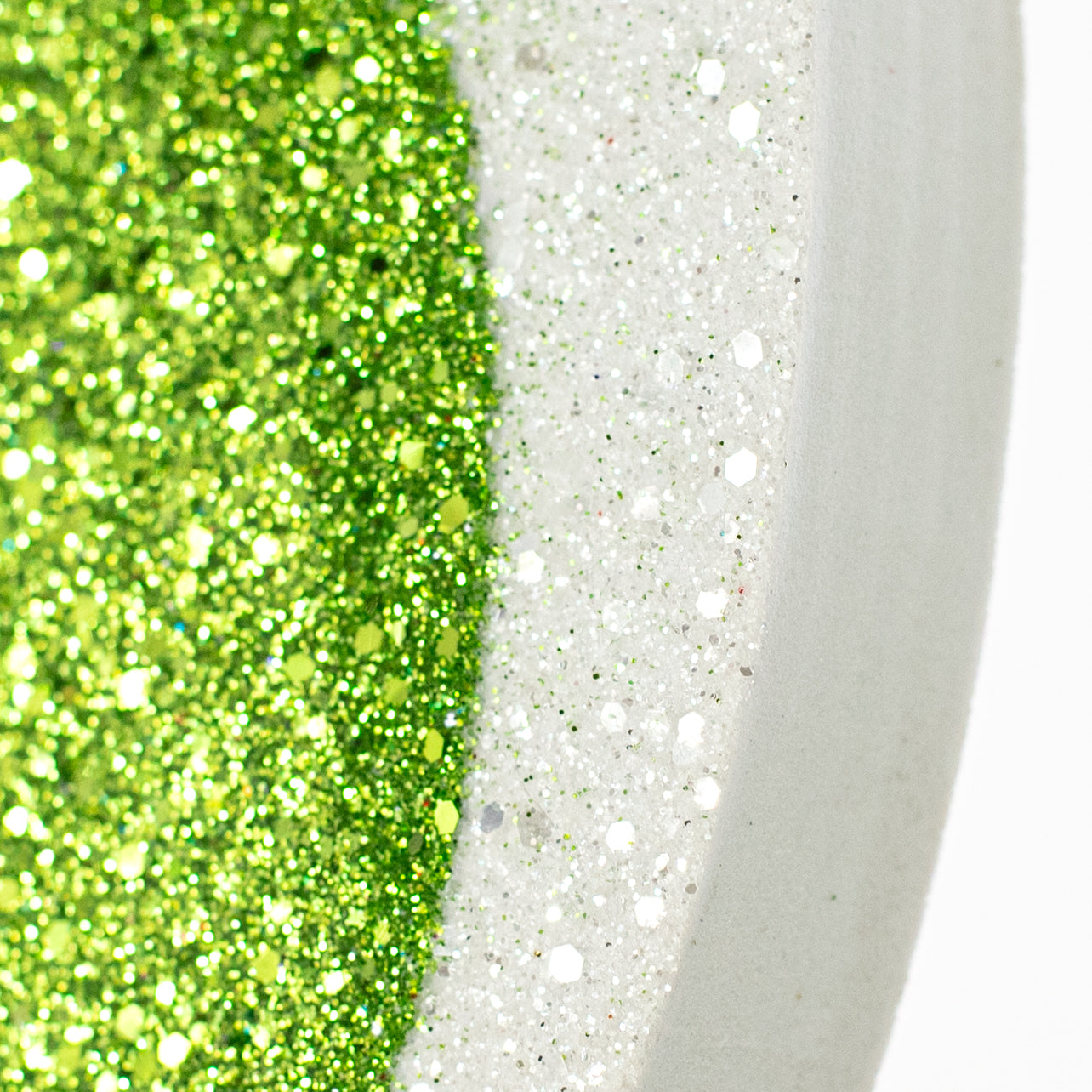 14" Glittered EVA Foam Eyeballs Hanger: Green