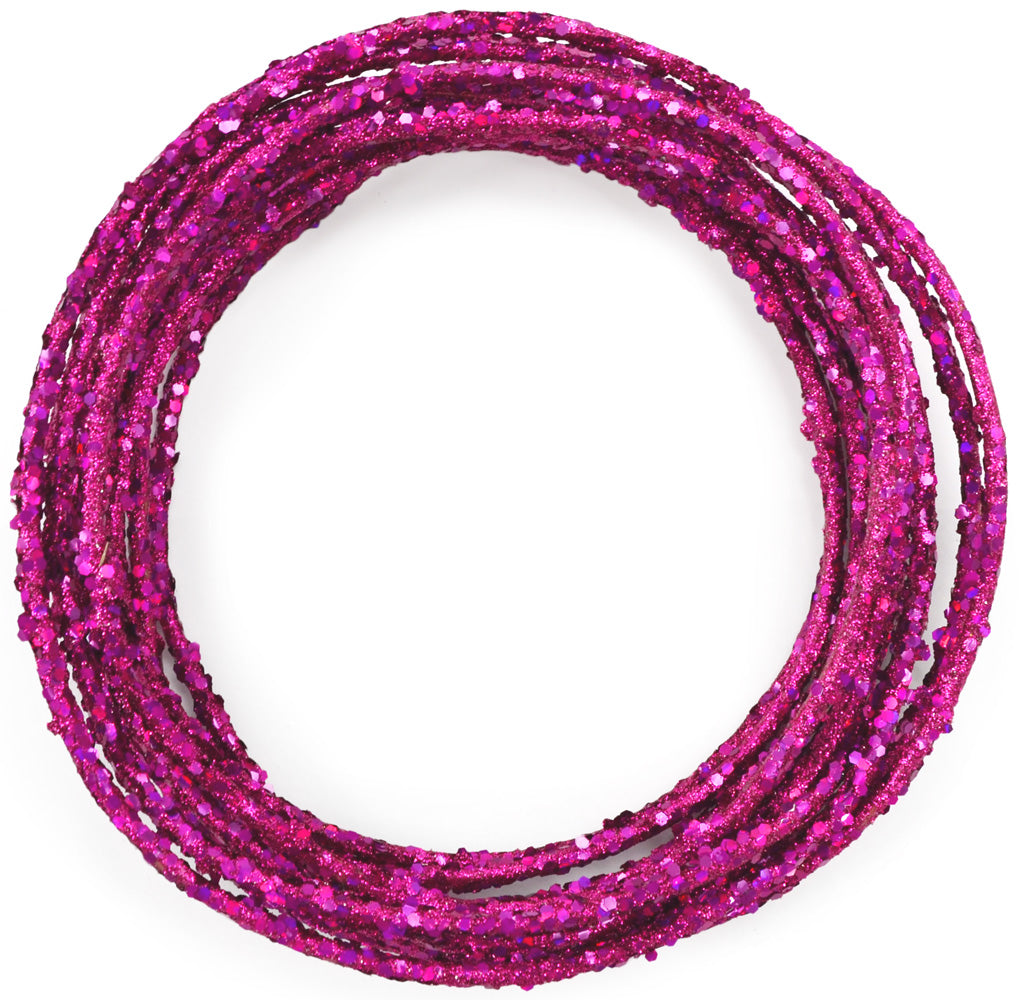 Wired Glamour Rope: Fuchsia Pink (25 Feet)