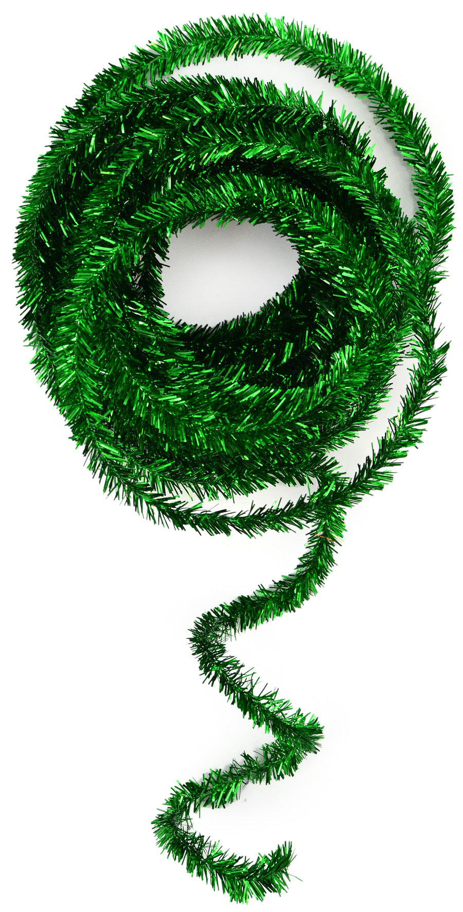 Metallic Tinsel Roping: Emerald Green (25 Feet)