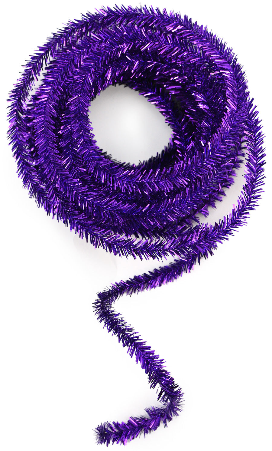 Metallic Tinsel Roping: Purple (25 Feet)