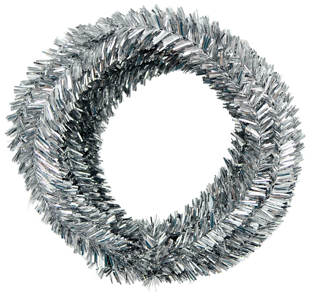 Metallic Tinsel Roping: Silver (25 Feet)