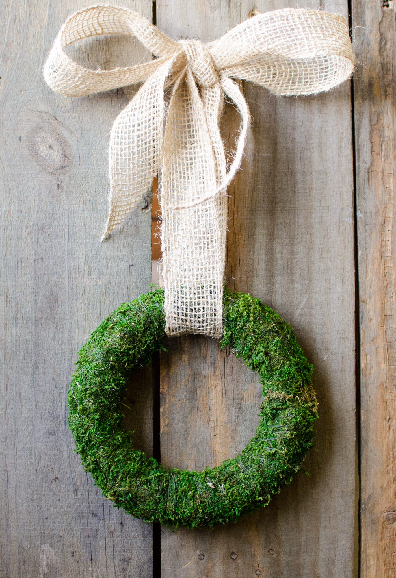 6.5" Green Moss Wreath