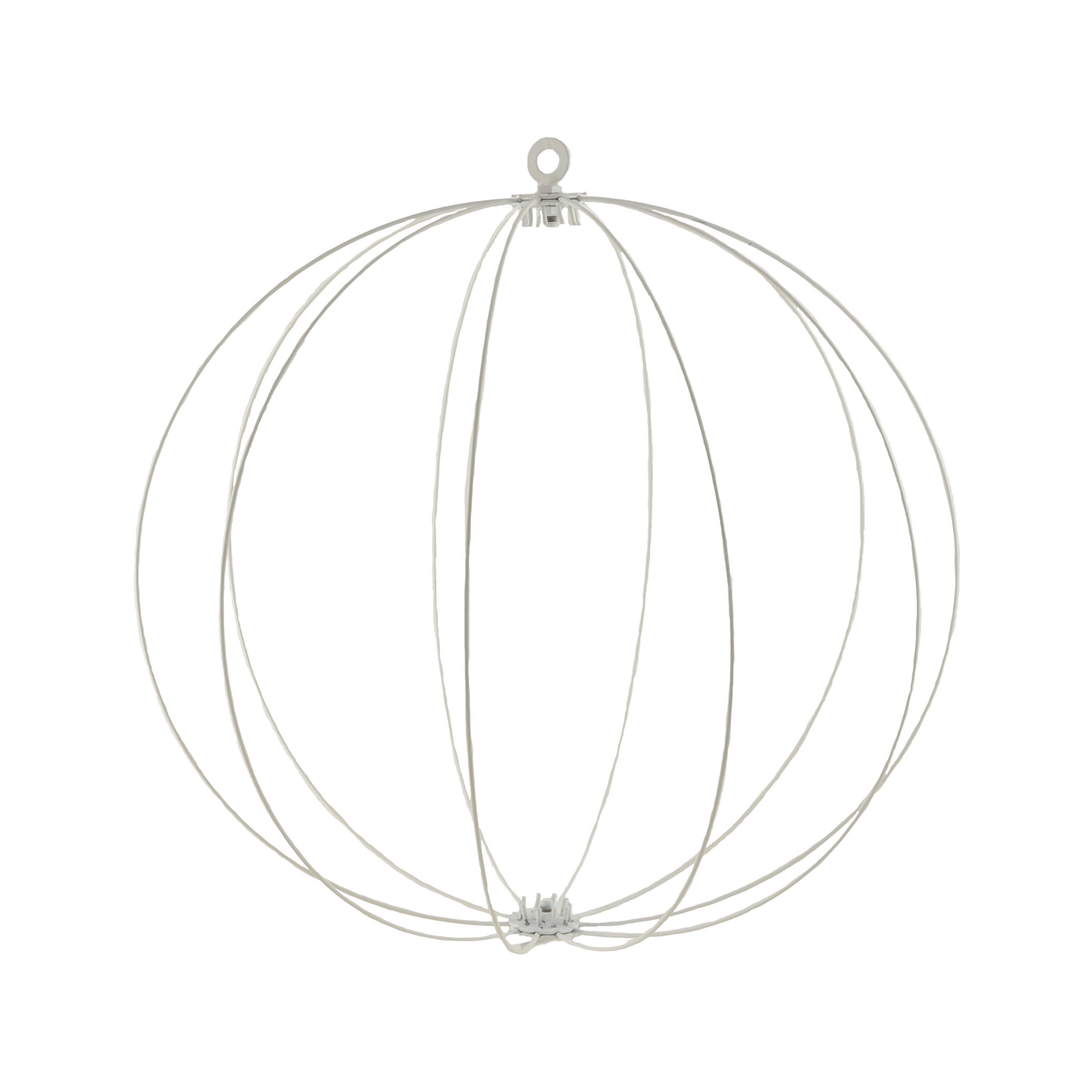 18" KD Wire Folding Ball: White