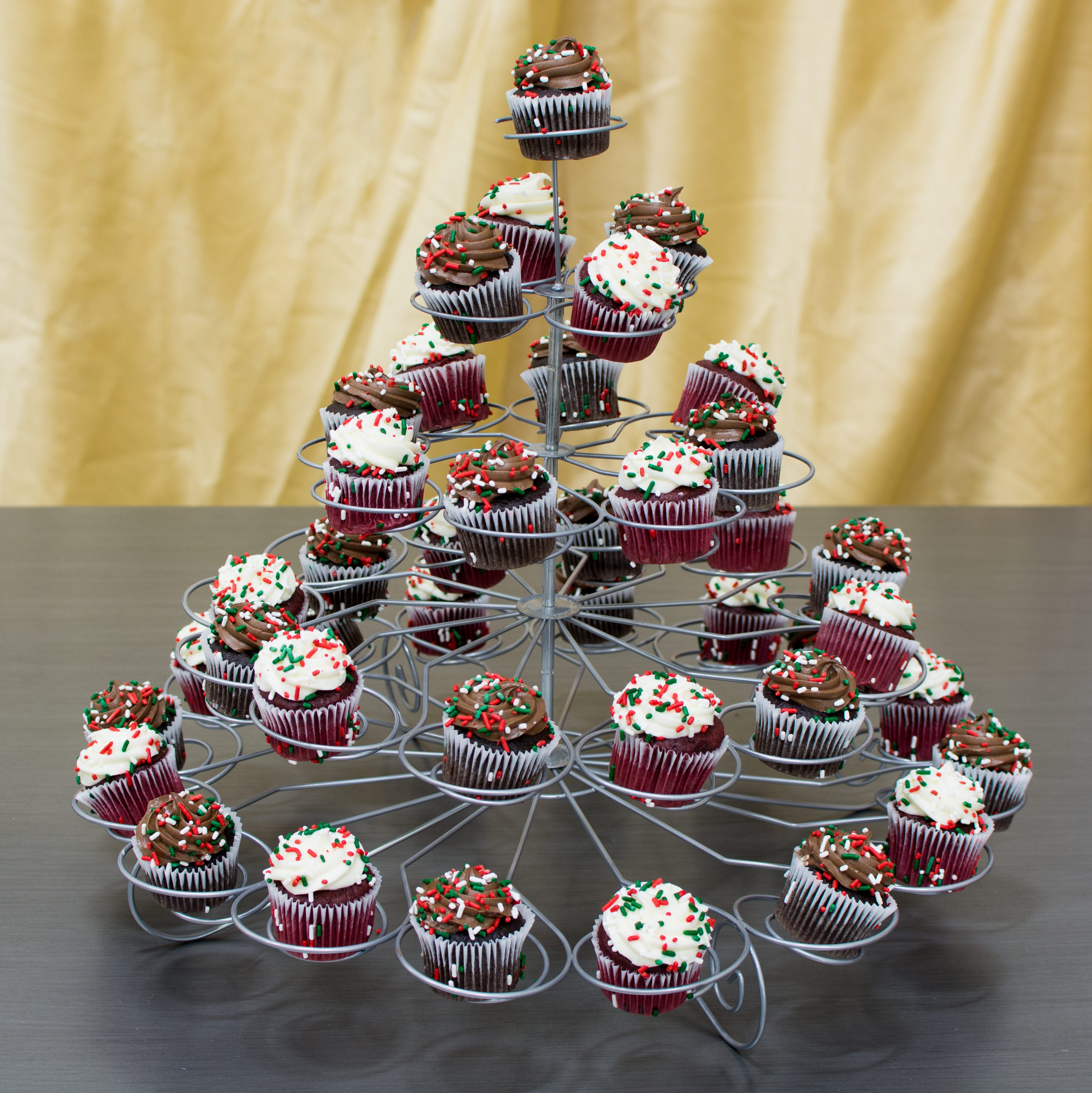 Tiered Wire Mini Cupcake Stand (Holds 41)