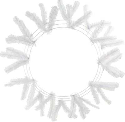 20-30" Work Wreath Form: White